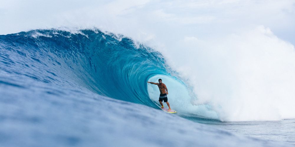 Surfing while vacation