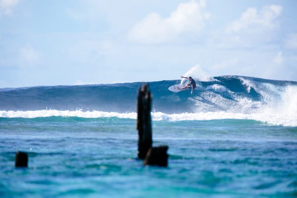 Shipwrecks surfing waves